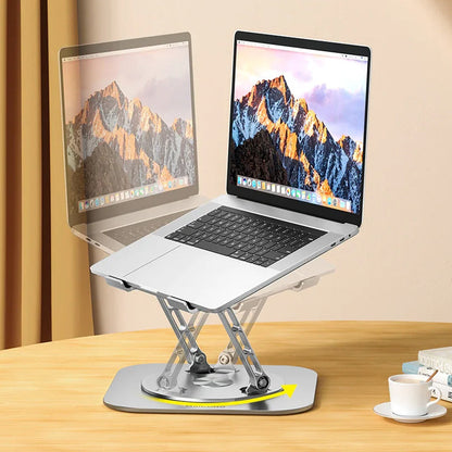 Aluminum alloy rotating laptop mount