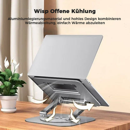 Aluminum alloy rotating laptop mount